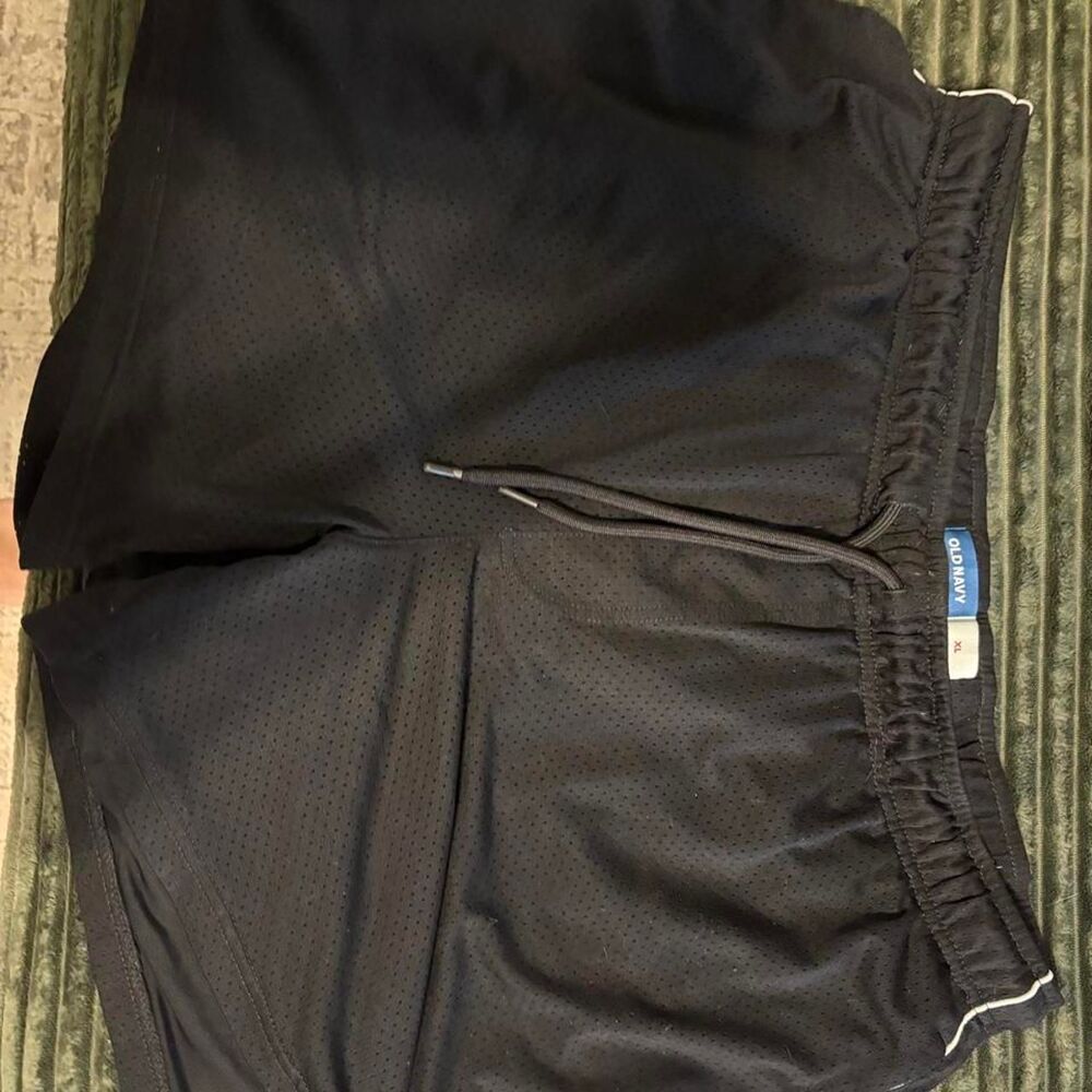 Old-navy Men's Black and Navy Shorts